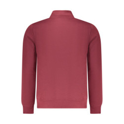 US GRAND Herren-Sweatshirt mit Reißverschluss, rot