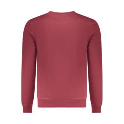 SWEAT-SHIRT ROUGE À FERMETURE ÉCLAIR POUR HOMME US GRAND