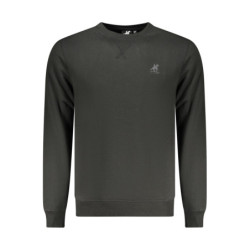 US GRAND MEN'S BLACK ZIP-UP SWEATSHIRT