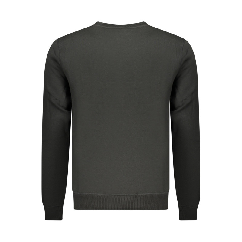 US GRAND MEN'S BLACK ZIP-UP SWEATSHIRT