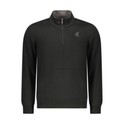 SUDADERA NEGRA CON CREMALLERA PARA HOMBRE US GRAND