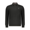 US GRAND MEN'S BLACK ZIP-UP SWEATSHIRT