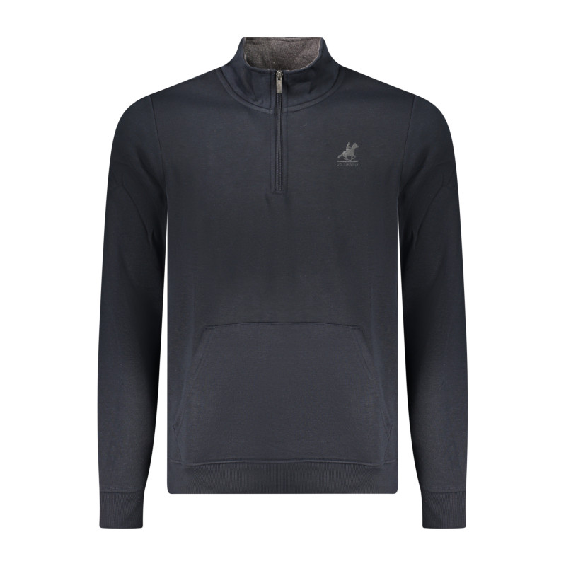 US GRAND Herren-Sweatshirt mit Reißverschluss, blau