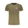 T-shirt vert à manches courtes Tommy Hilfiger pour homme