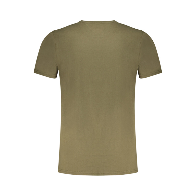 TOMMY HILFIGER T-SHIRT MANICHE CORTE UOMO VERDE