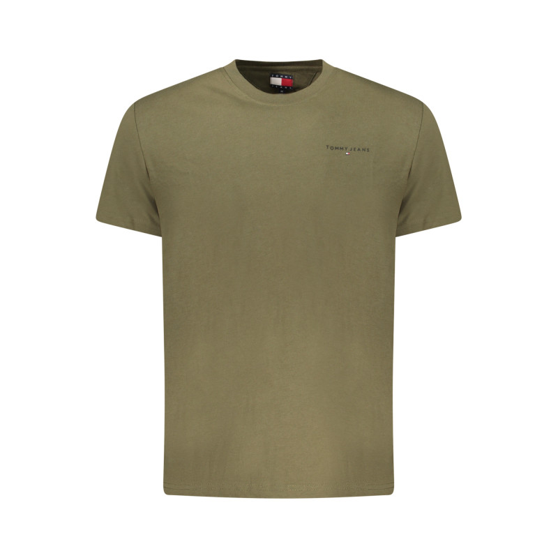 TOMMY HILFIGER T-SHIRT MANICHE CORTE UOMO VERDE