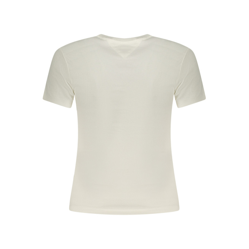 TOMMY HILFIGER T-SHIRT MANICHE CORTE DONNA BIANCO