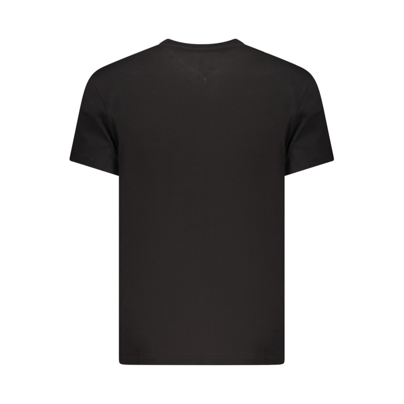 T-shirt noir à manches courtes pour homme Tommy Hilfiger