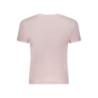 TOMMY HILFIGER DAMEN-T-SHIRT IN PINK MIT KURZEN ÄRMELN