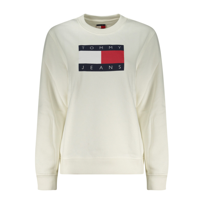 TOMMY HILFIGER DAMEN-SWEATSHIRT MIT REISSVERSCHLUSS, WEISS