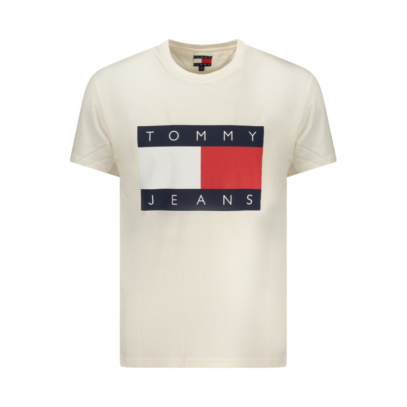 T-shirt blanc à manches courtes Tommy Hilfiger pour homme