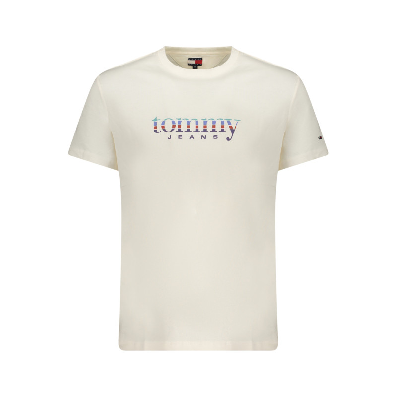 TOMMY HILFIGER MEN'S SHORT-SLEEVE T-SHIRT WHITE