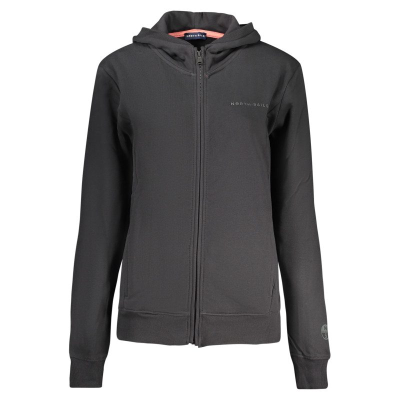 Sweat-shirt zippé noir pour femme North Sails