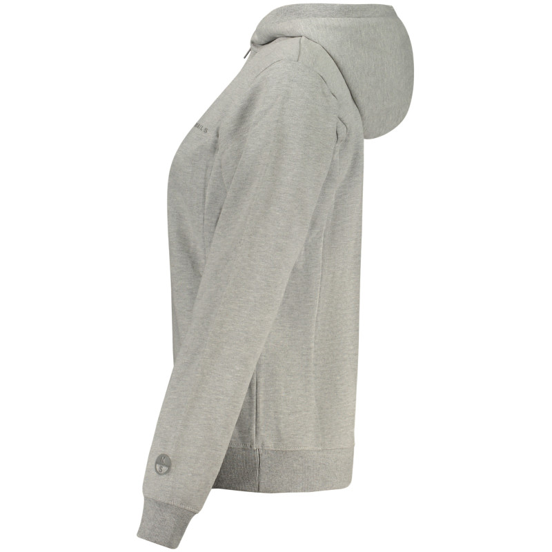 Sudadera gris con cremallera para mujer de North Sails
