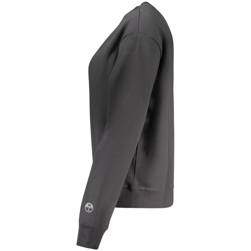 NORTH SAILS WOMEN'S ZIP-UP SWEATSHIRT, BLACK