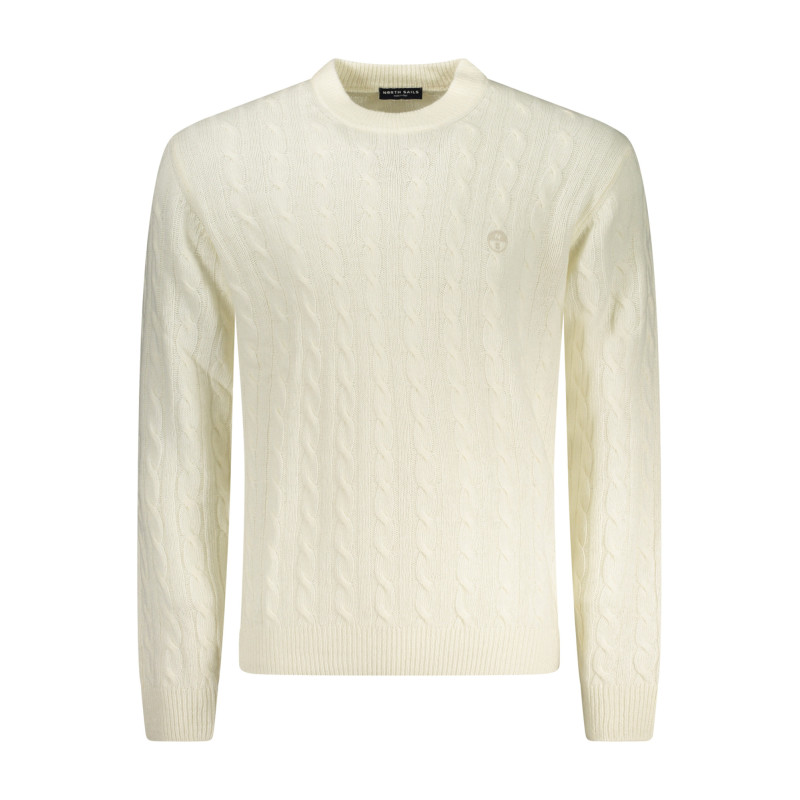 NORTH SAILS MEN'S WHITE SWEATER