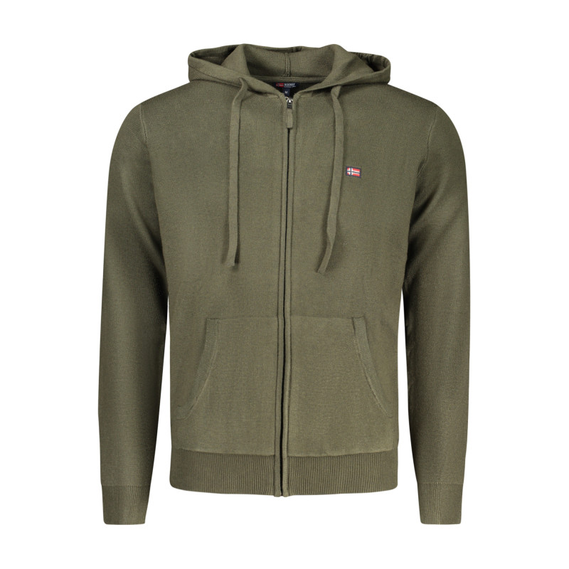 NORUEGA 1963 CÁRDIGAN VERDE PARA HOMBRE