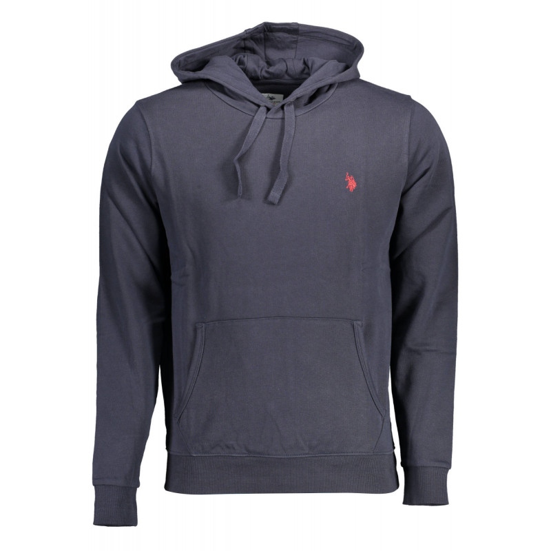 SWEAT-SHIRT US POLO SANS ZIP BLEU HOMME