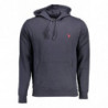 SWEAT-SHIRT US POLO SANS ZIP BLEU HOMME