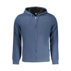 US GRAND MEN'S BLUE ZIP-UP SWEATSHIRT
