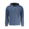 SWEAT-SHIRT BLEU À FERMETURE ÉCLAIR POUR HOMME US GRAND