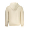 US GRAND MEN'S BEIGE ZIP-UP SWEATSHIRT