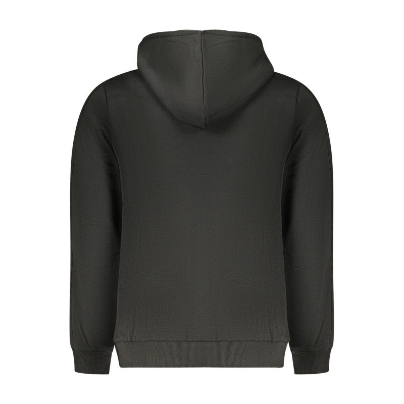 US GRAND MEN'S BLACK ZIP-UP SWEATSHIRT