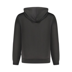 FILA Herren-Sweatshirt mit Reißverschluss, schwarz