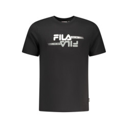 CAMISETA DE MANGA CORTA FILA PARA HOMBRE NEGRA
