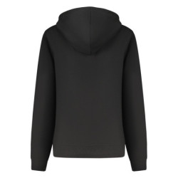 SUDADERA FILA NEGRA CON CREMALLERA PARA MUJER