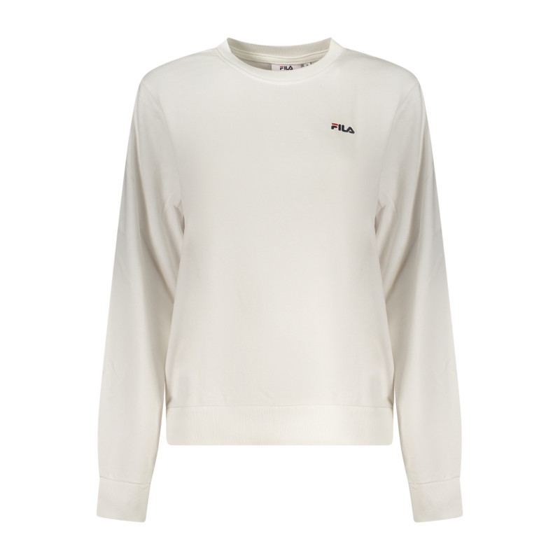 SWEAT-SHIRT BLANC À FERMETURE ÉCLAIR FILA POUR FEMME