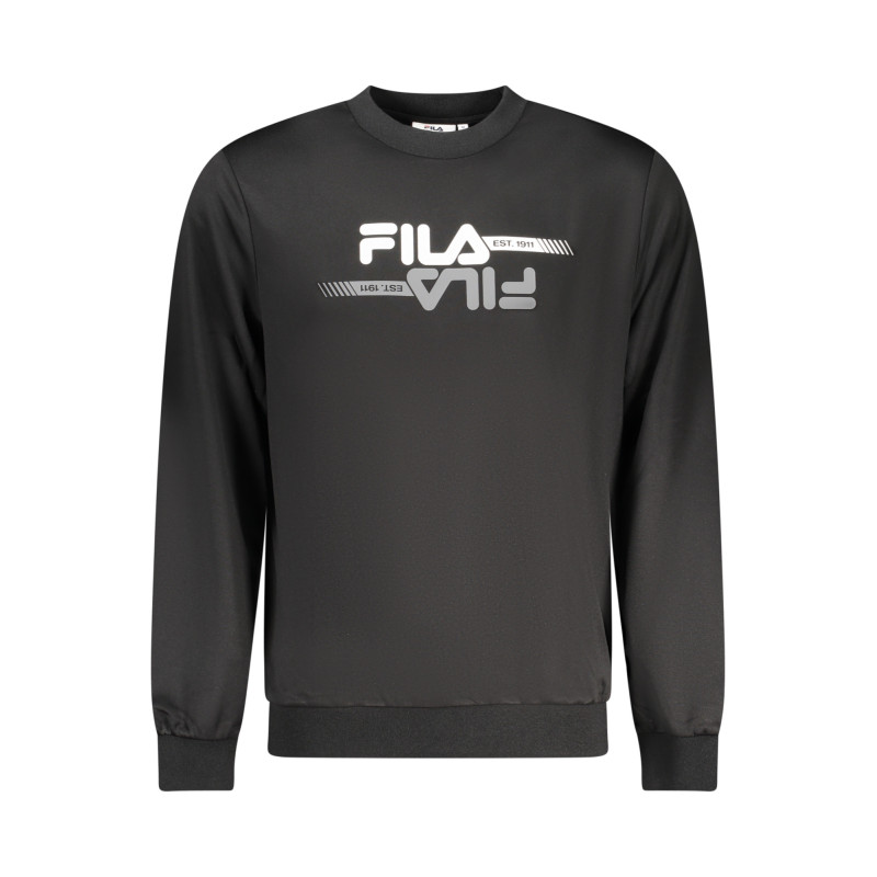 FILA FELPA SENZA ZIP UOMO NERO