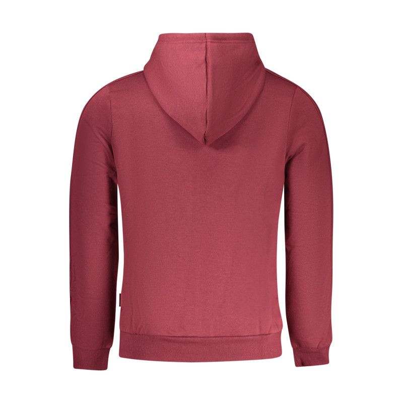 SUDADERA CON CREMALLERA PARA HOMBRE US GRAND RED