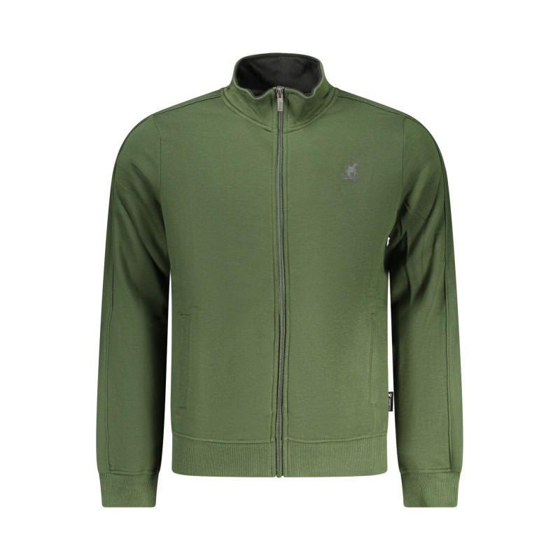 SWEAT-SHIRT VERT À FERMETURE ÉCLAIR POUR HOMME US GRAND