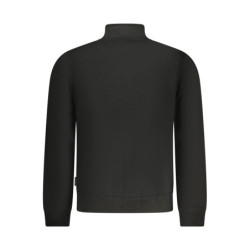 SUDADERA NEGRA CON CREMALLERA PARA HOMBRE US GRAND
