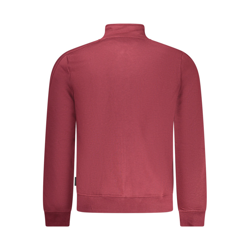 U.S. GRAND FELPA CON ZIP UOMO ROSSO