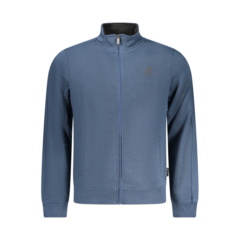 SUDADERA AZUL CON CREMALLERA PARA HOMBRE US GRAND