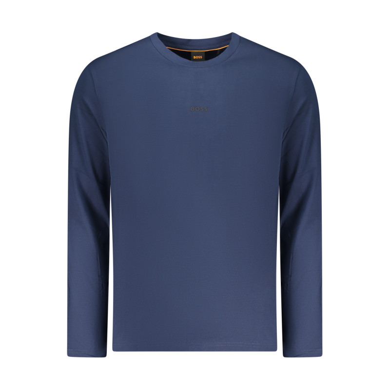 BOSS MEN'S LONG-SLEEVED T-SHIRT, BLUE