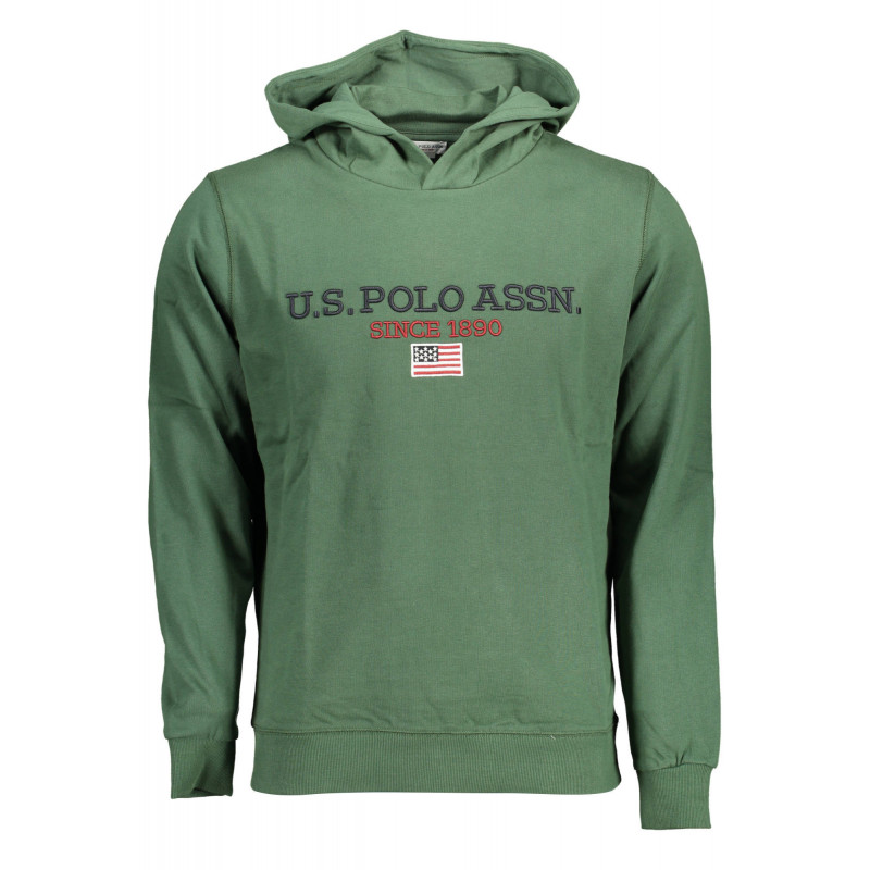 SWEAT-SHIRT US POLO SANS ZIP VERT HOMME