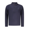 SWEAT-SHIRT BLEU À FERMETURE ÉCLAIR POUR HOMME US GRAND