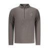 SUDADERA GRIS CON CREMALLERA PARA HOMBRE US GRAND