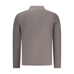 SWEAT-SHIRT GRIS À FERMETURE ÉCLAIR POUR HOMME US GRAND