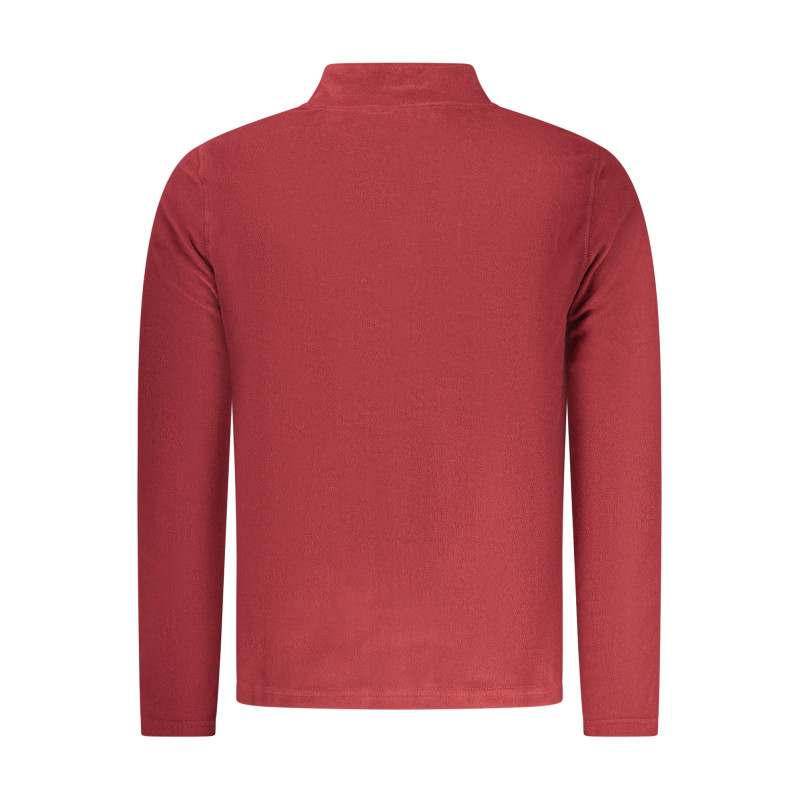 US GRAND Herren-Sweatshirt mit Reißverschluss, rot