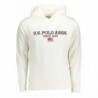 SWEAT-SHIRT US POLO SANS ZIP BLANC HOMME