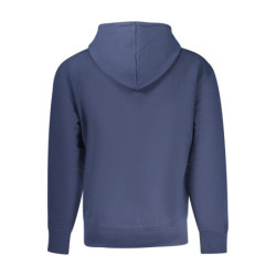 BOSS MEN'S BLUE ZIP-UP SWEATSHIRT