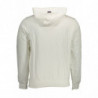 SWEAT-SHIRT US POLO SANS ZIP BLANC HOMME