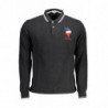 U.S. POLO POLO MANICHE LUNGHE UOMO NERO