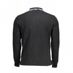 POLO US MANCHES LONGUES HOMME NOIR