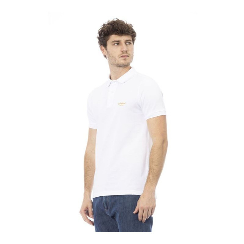 Baldinini Trend Polo Blanc Homme MOD.3PO_SONDRIO_BiancoOro