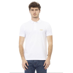 Baldinini Trend Polo Blanc Homme MOD.3PO_SONDRIO_BiancoOro
